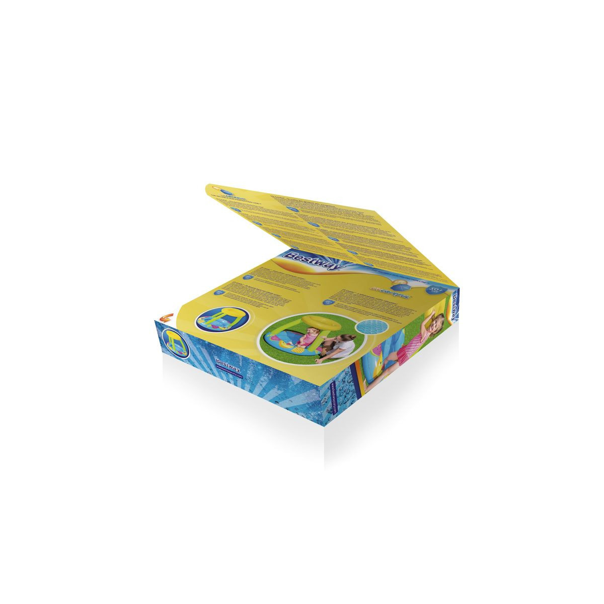 Piscină pentru copii Fruit Canopy cu umbră, 94x89x79 cm