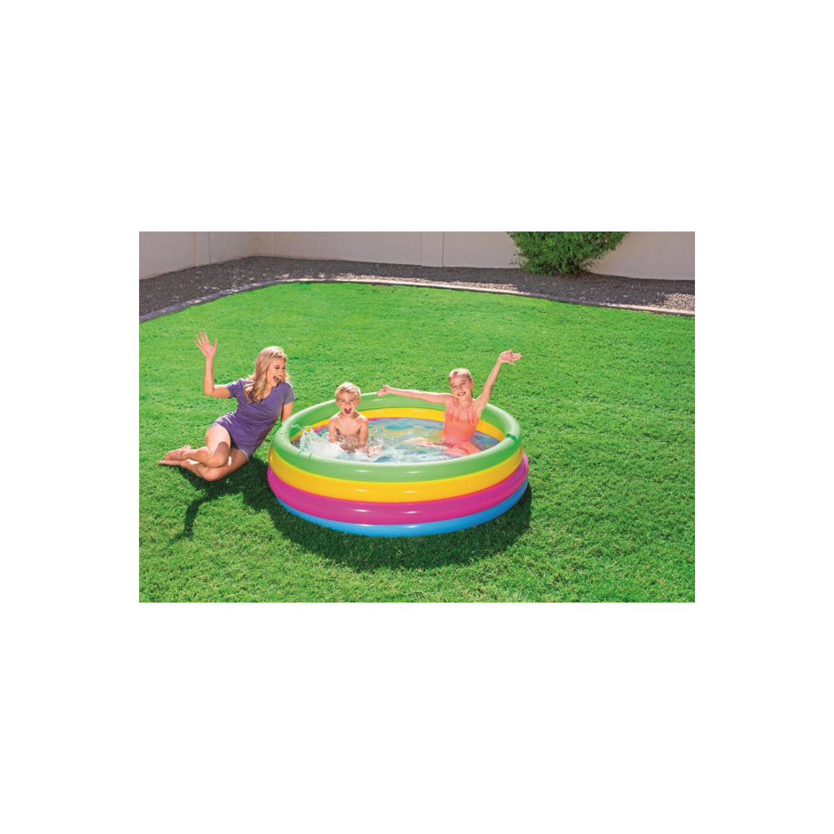 Piscină pentru copii Rainbow, 157x46 cm