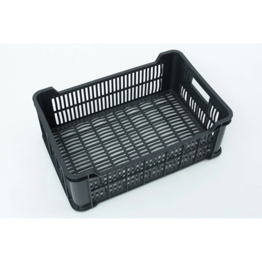 Prelăcuță din plastic pentru legume și fructe OZS neagră