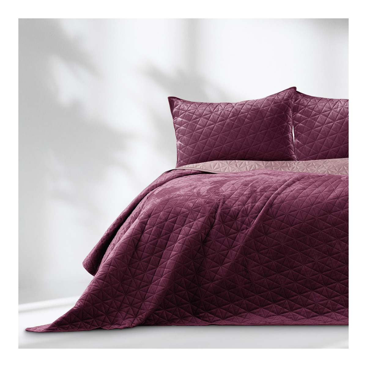 Președinte de pat LAILA, culoare bordou, 170x270