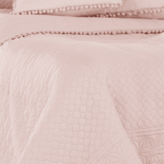 Pătura quiltată pentru pat MEADORE, roz, 170x210
