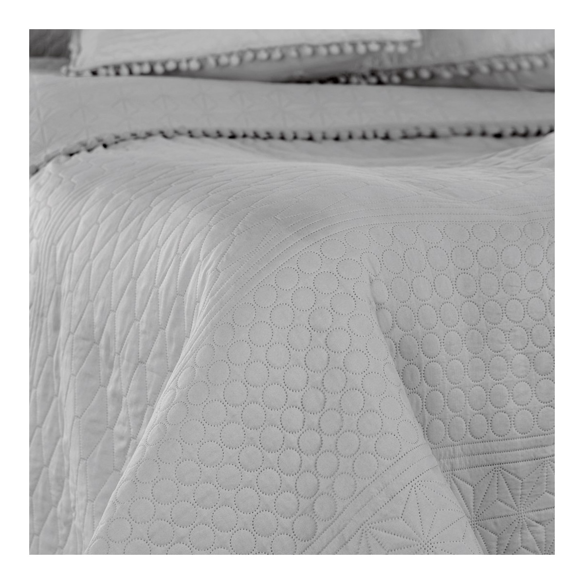 Pătură de pat MEADORE din microfibră de culoare gri 170x210