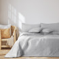 Pătură de lux pentru pat, culoare gri deschis, 220x240