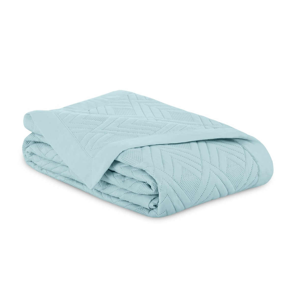 Prezentare de pat OPHELIA, culoare albastră delicată 170x210