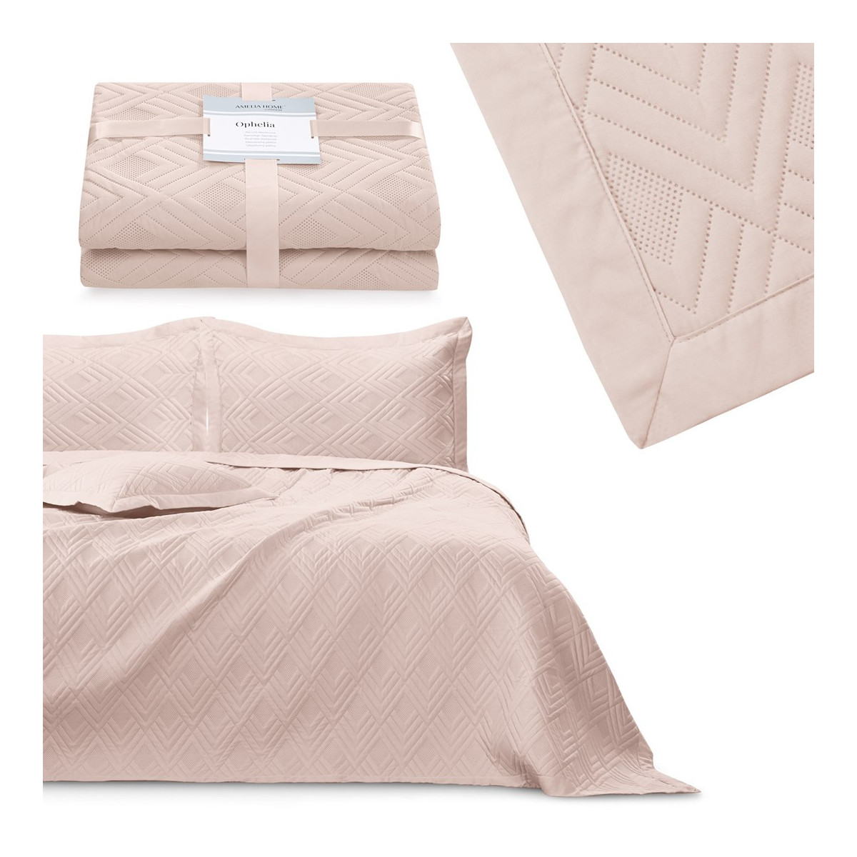 Pătura de lux OPHELIA, roz, 170x270