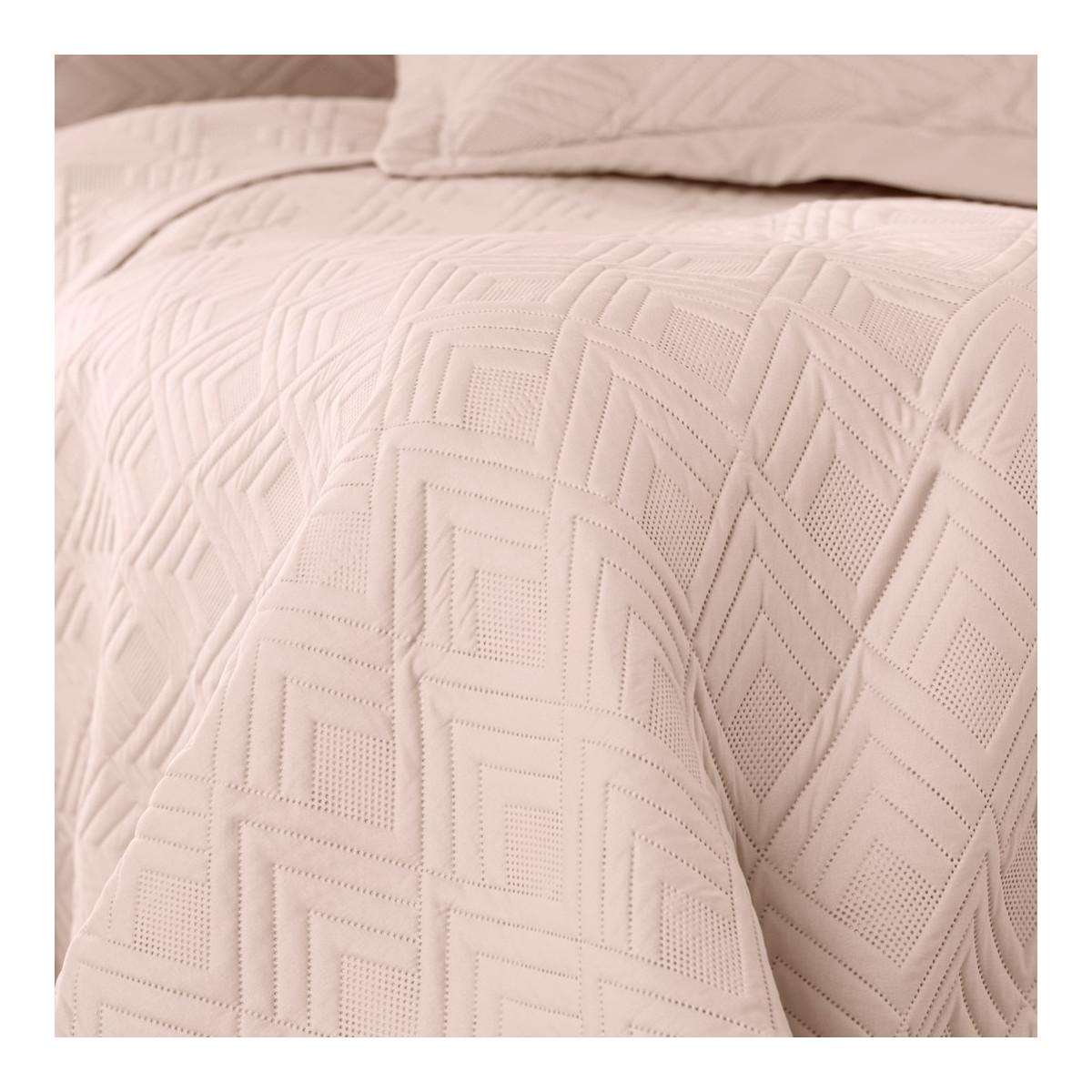 Pătură roz luxos pentru pat, OPHELIA, 260x280