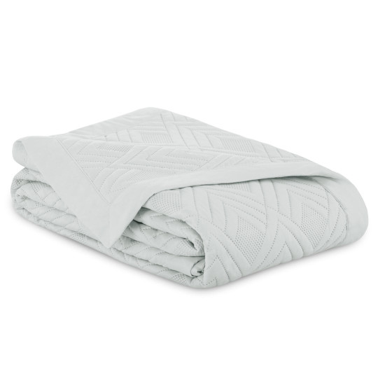 Pătura de lux pentru pat, gri deschis, cu dimensiunea 240x260.