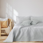 Pătura de lux pentru pat, gri deschis, cu dimensiunea 240x260.