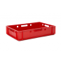 Cutie de plastic pentru carne de culoare roșie E1