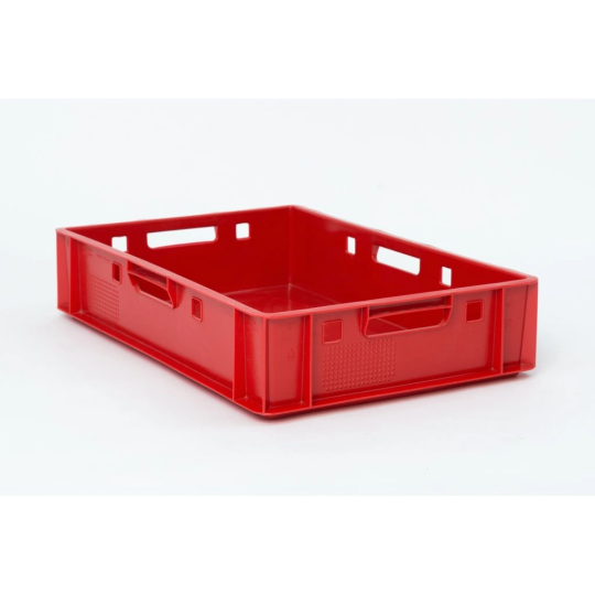 Cutie de plastic pentru carne de culoare roșie E1