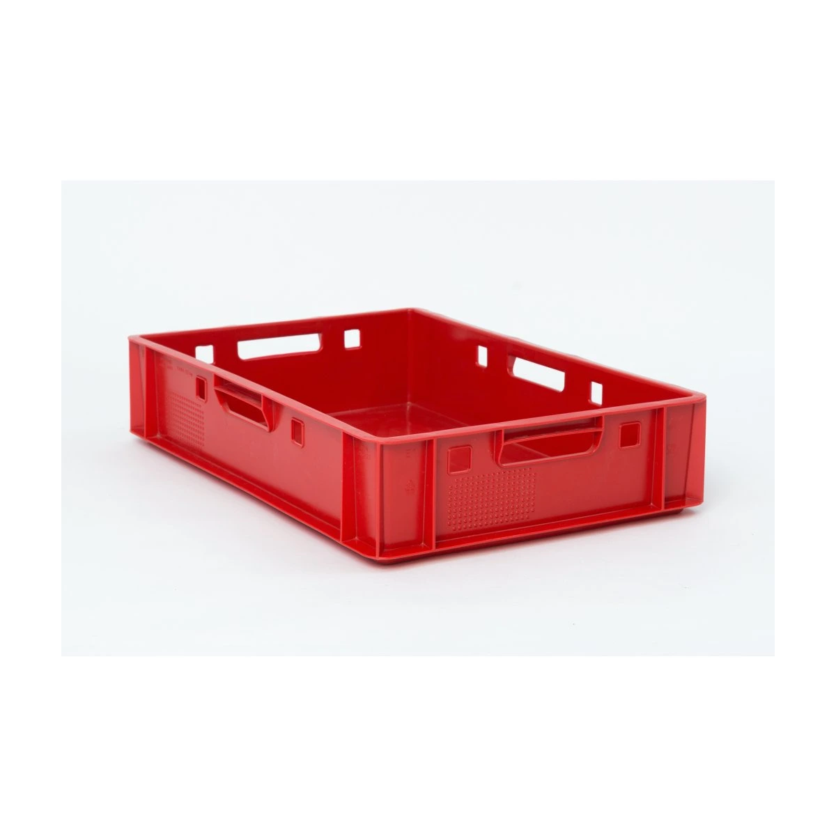 Cutie de plastic pentru carne de culoare roșie E1