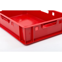 Cutie de plastic pentru carne de culoare roșie E1