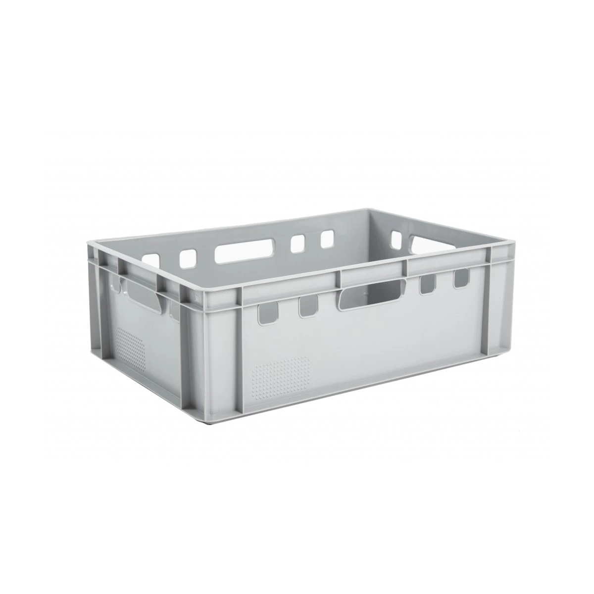 Plastica de transport E2 pentru carne de culoare gri