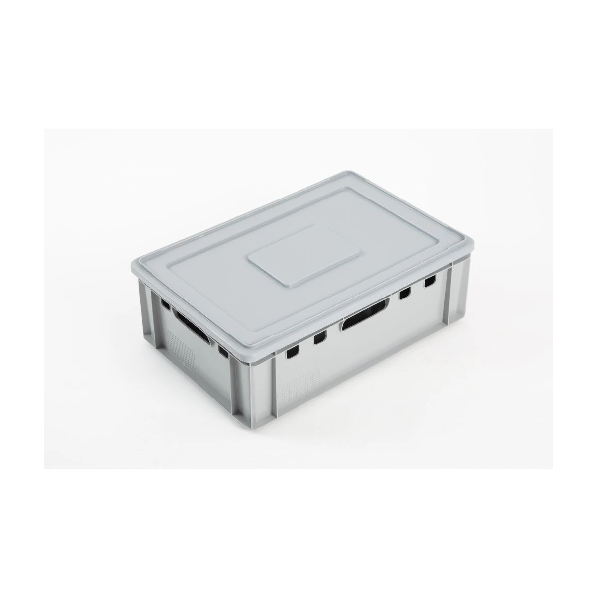 Plastica de transport E2 pentru carne de culoare gri