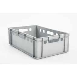 Plastica de transport E2 pentru carne de culoare gri