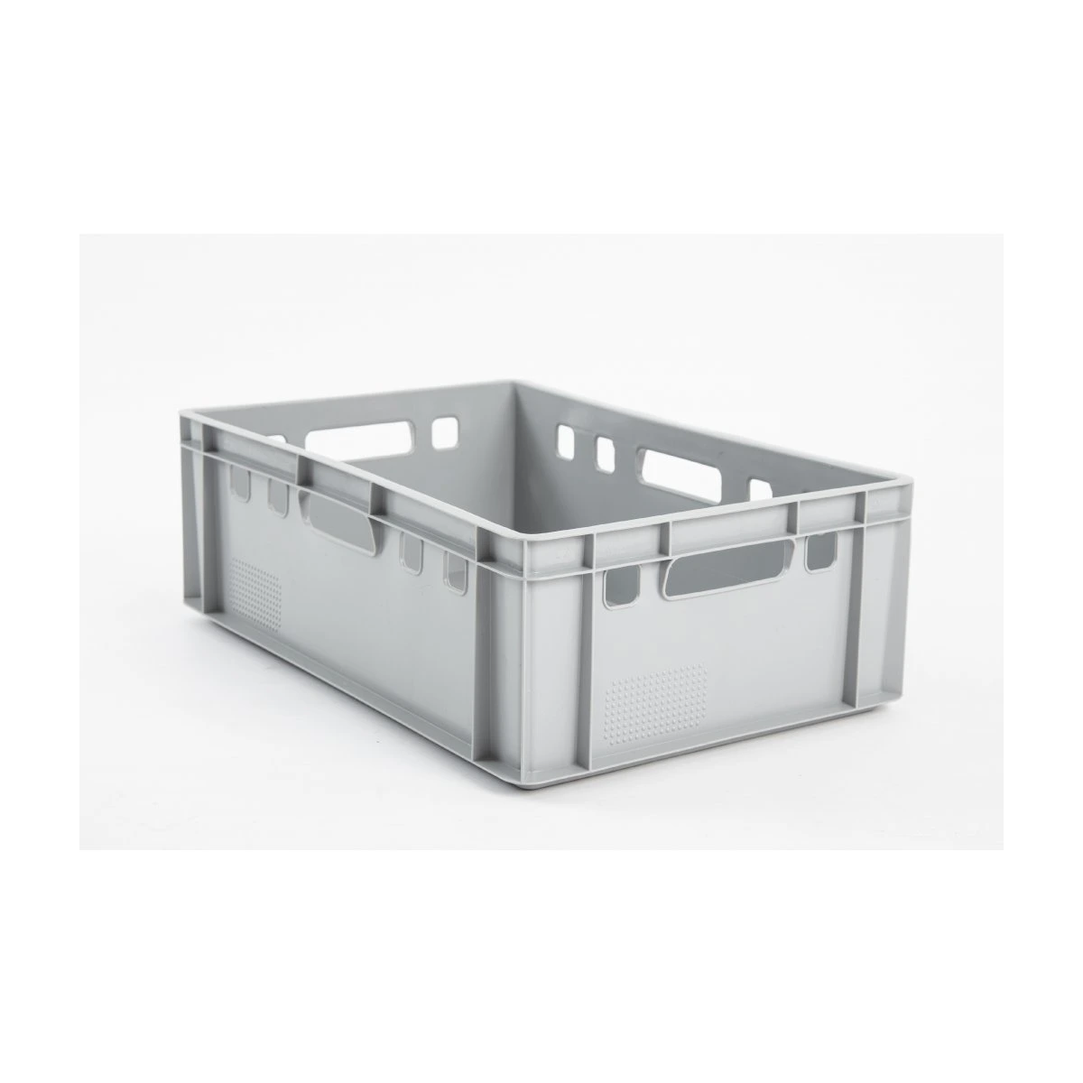 Plastica de transport E2 pentru carne de culoare gri