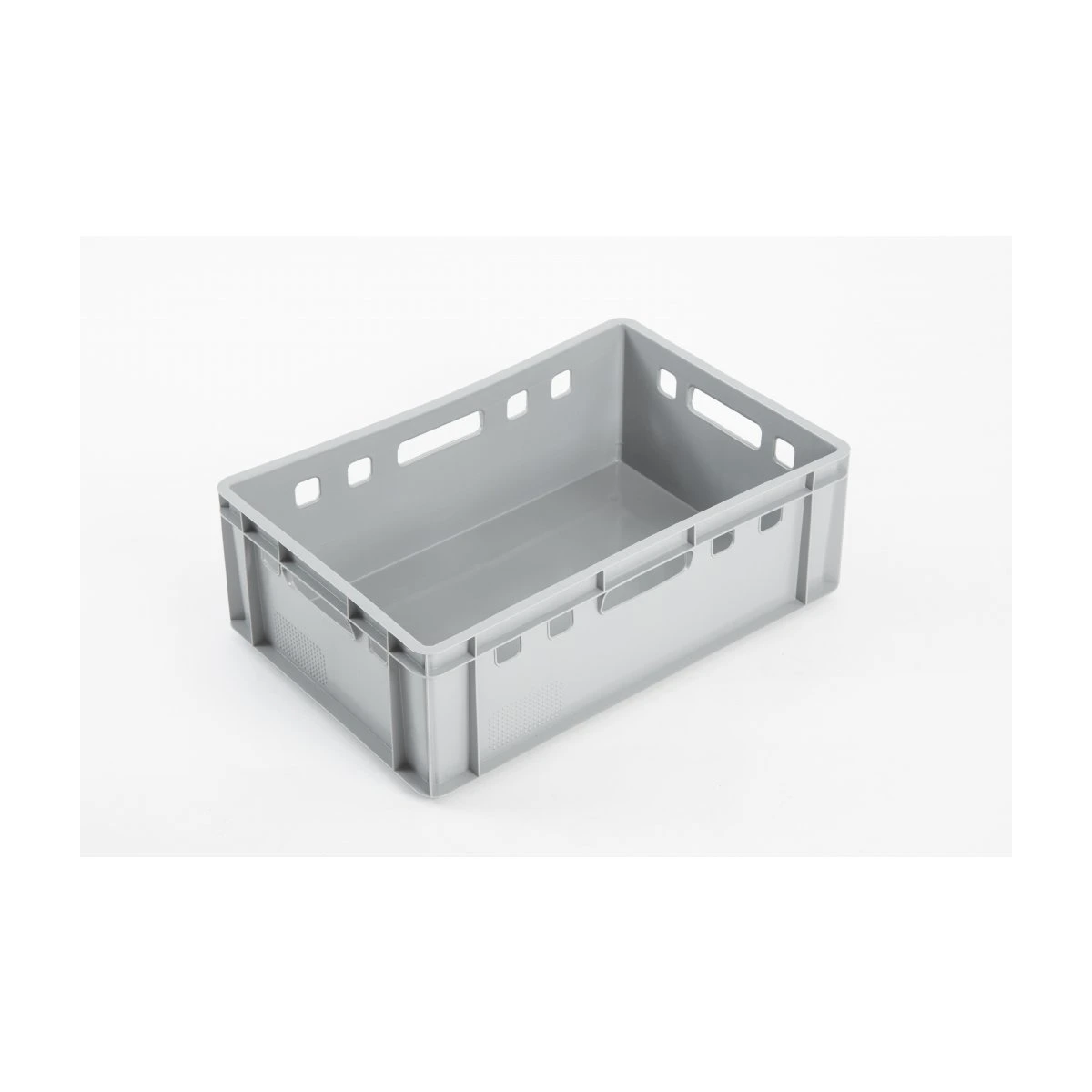 Plastica de transport E2 pentru carne de culoare gri