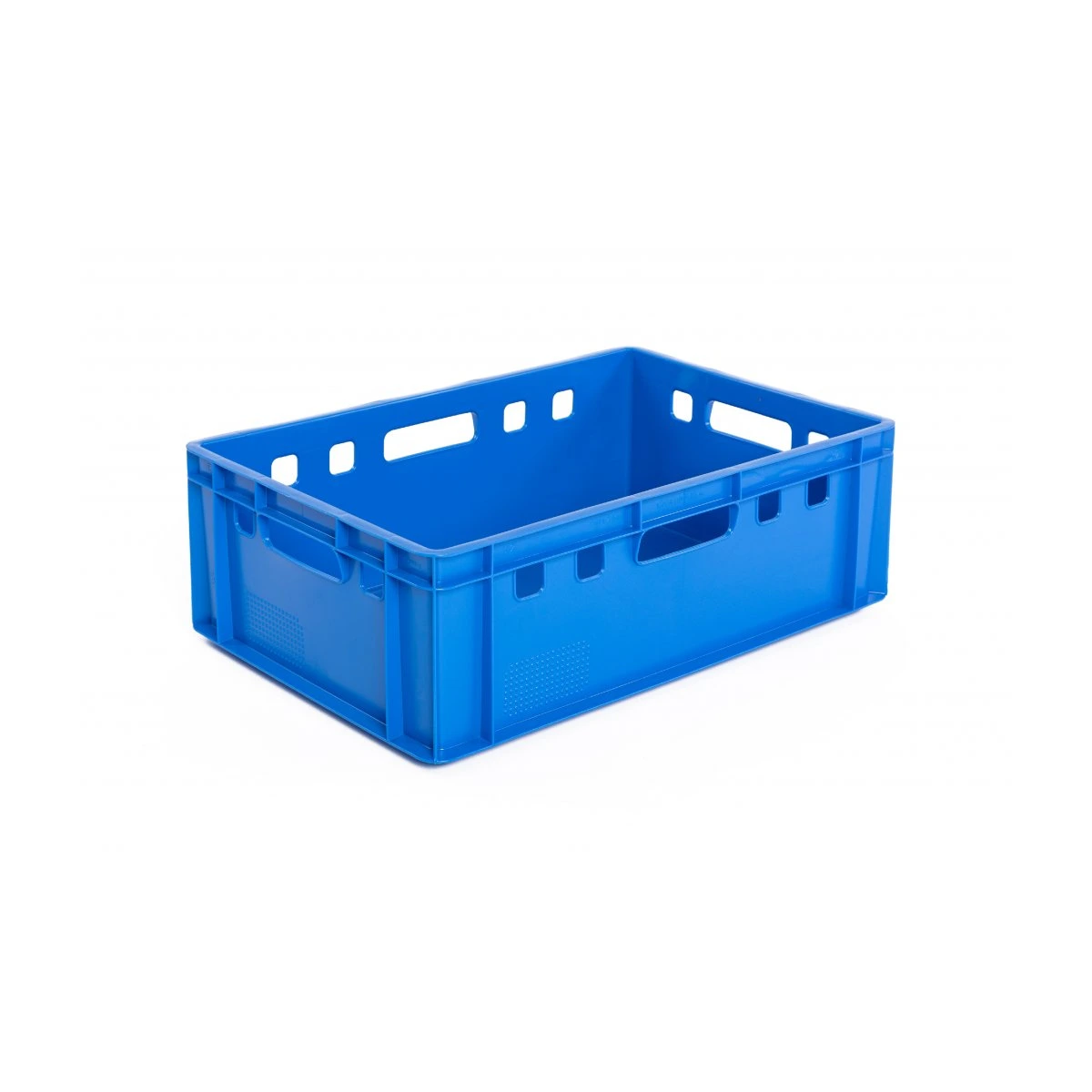 E2 cutie din plastic pentru carne de culoare albastră