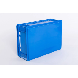 E2 cutie din plastic pentru carne de culoare albastră