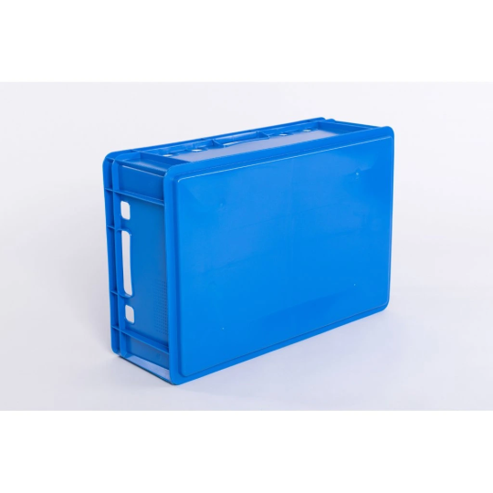 E2 cutie din plastic pentru carne de culoare albastră