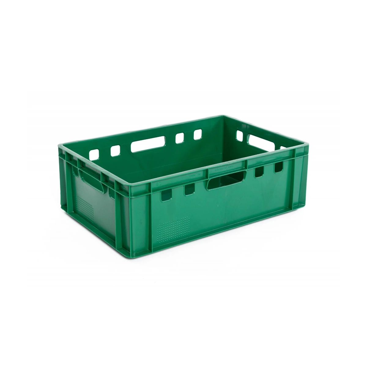 Cutie de transport din plastic E2 de calitate, de culoare verde