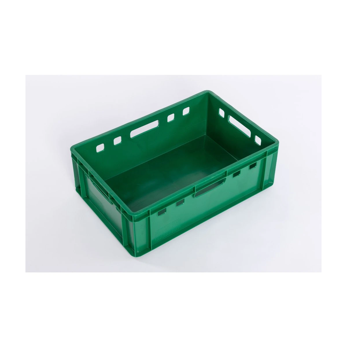 Cutie de transport din plastic E2 de calitate, de culoare verde