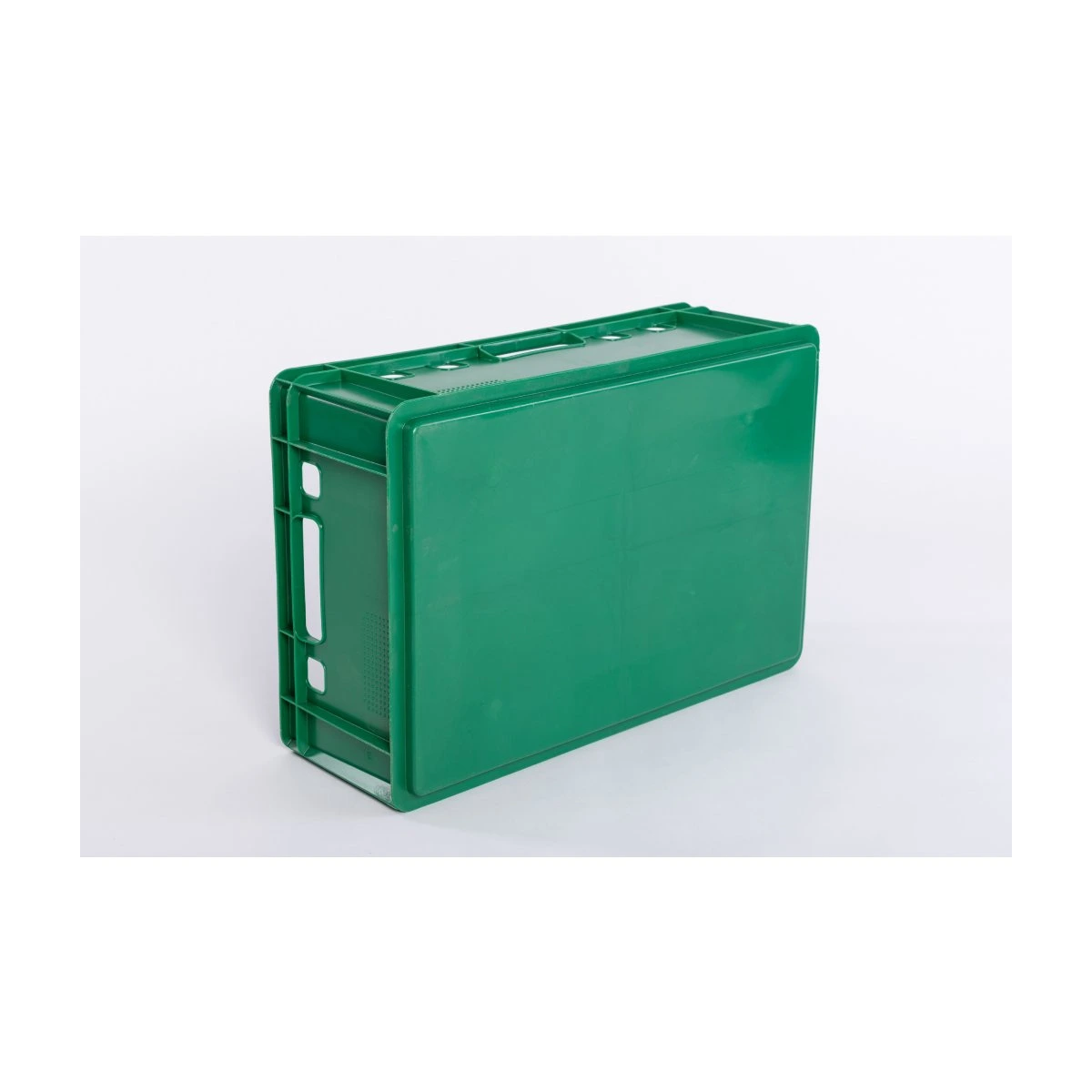 Cutie de transport din plastic E2 de calitate, de culoare verde