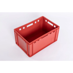 Cutii de transport din plastic pentru carne de culoare roșie E3