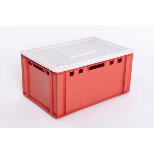 Cutii de transport din plastic pentru carne de culoare roșie E3