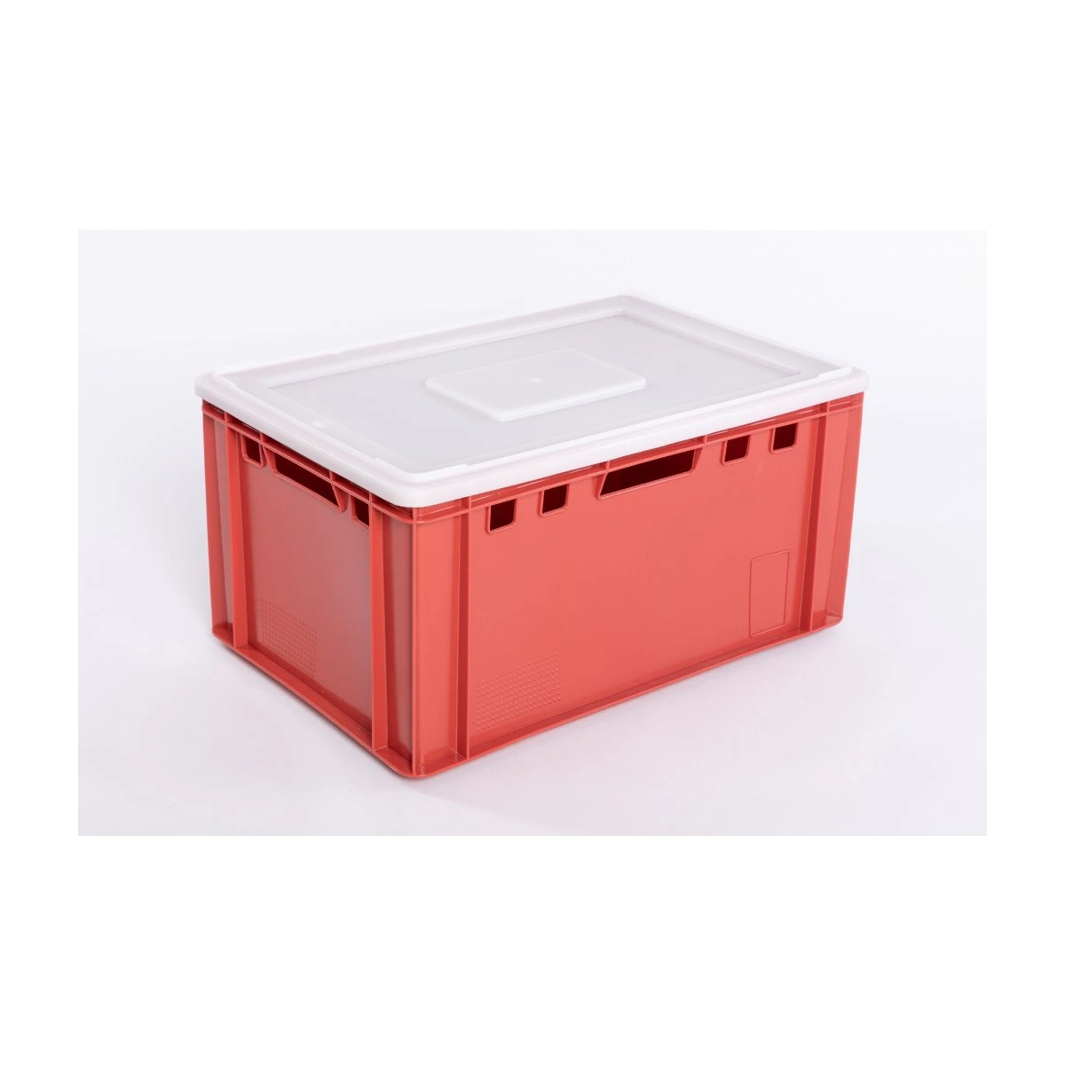 Cutii de transport din plastic pentru carne de culoare roșie E3