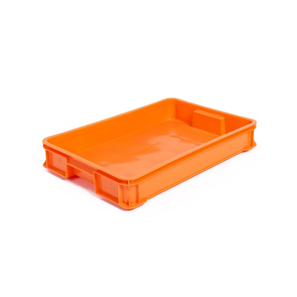 Cutie de patiserie joasă de culoare portocalie 600x400x95