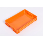 Cutie de patiserie joasă de culoare portocalie 600x400x95