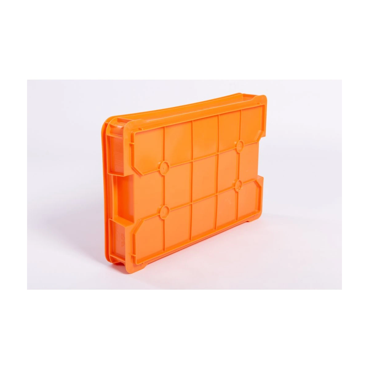 Cutie de patiserie joasă de culoare portocalie 600x400x95