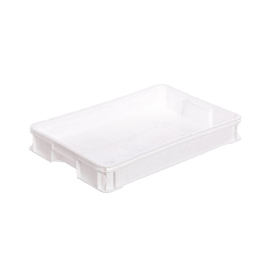 Cutie joasă pentru cofetari 600x400x95 albă