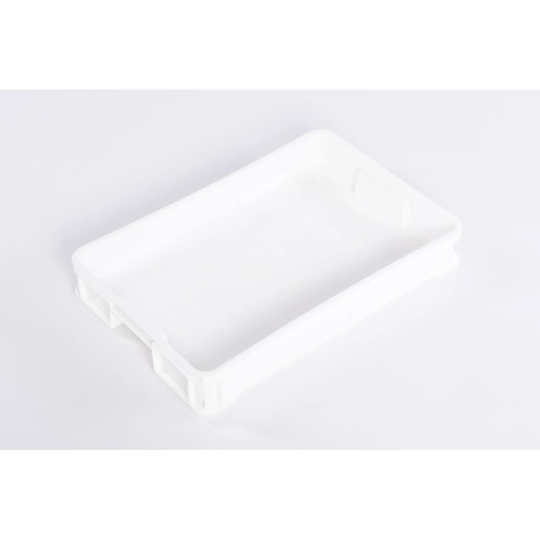 Cutie joasă pentru cofetari 600x400x95 albă