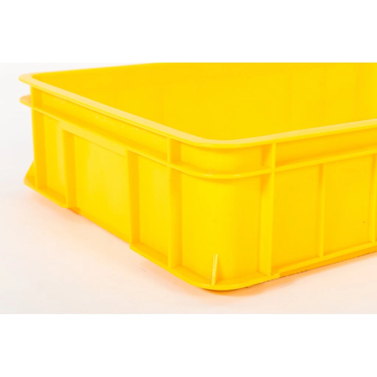 Prezentare din plastic pentru patiserie de culoare galbenă B135 F