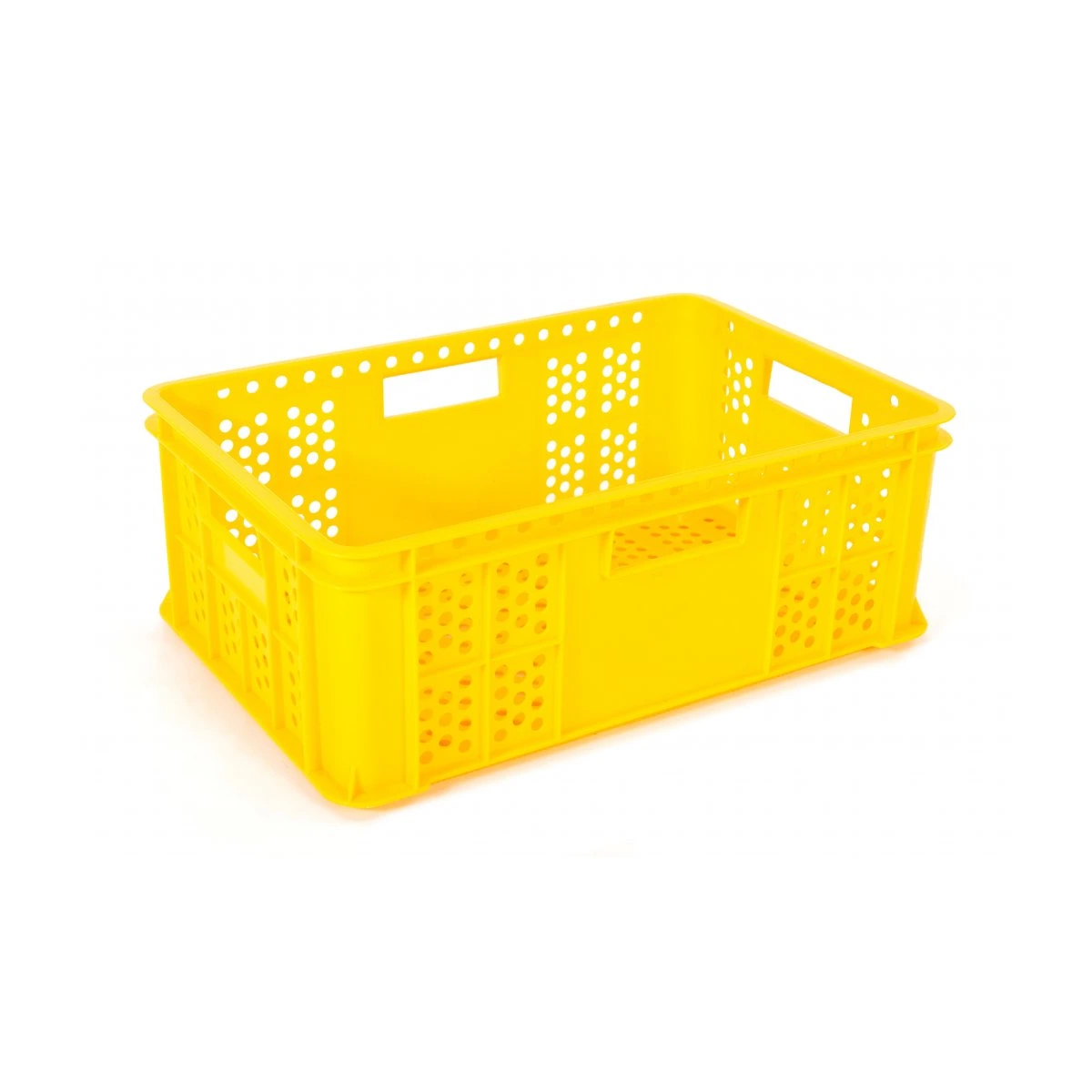 Cutie din plastic pentru produse de panificație de culoare galbenă B220