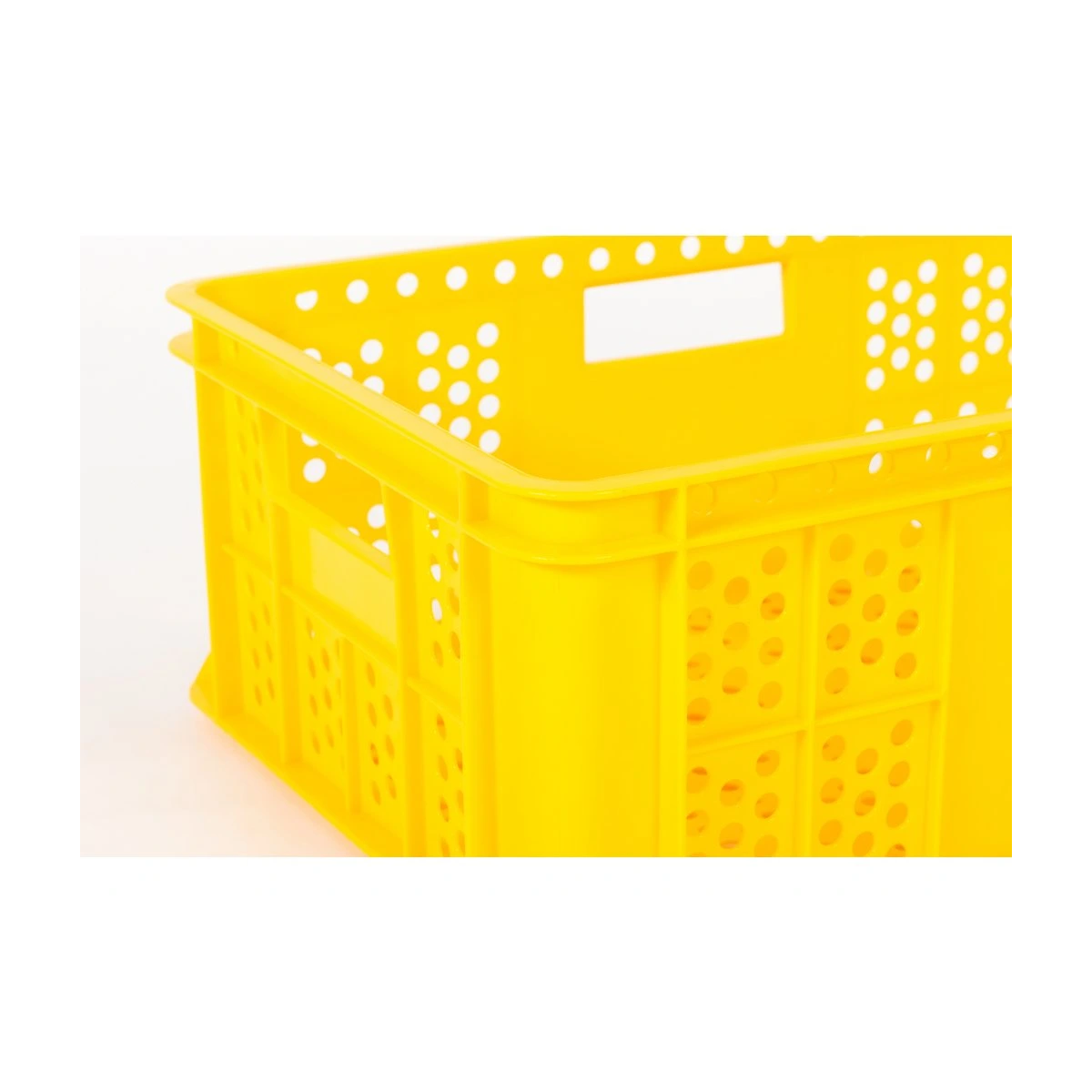 Cutie din plastic pentru produse de panificație de culoare galbenă B220