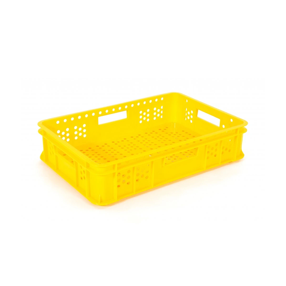 Cutia galbenă din plastic pentru produse de panificație B135