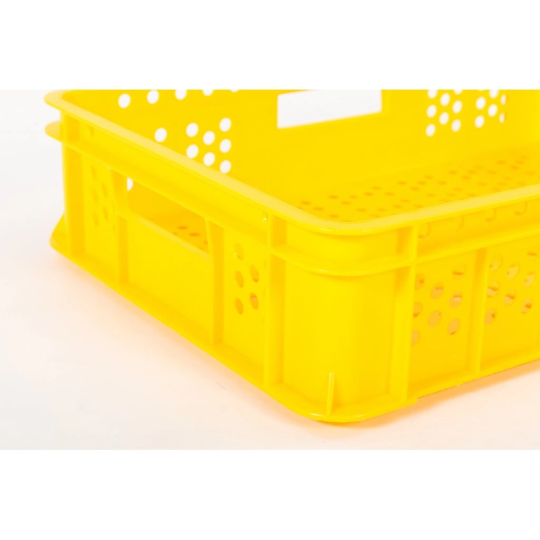 Cutia galbenă din plastic pentru produse de panificație B135