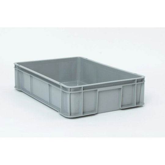 NLU Cutie de transport de culoare gri 600x400x135 mm