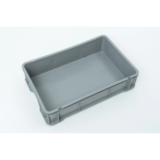 NLU Cutie de transport de culoare gri 600x400x135 mm