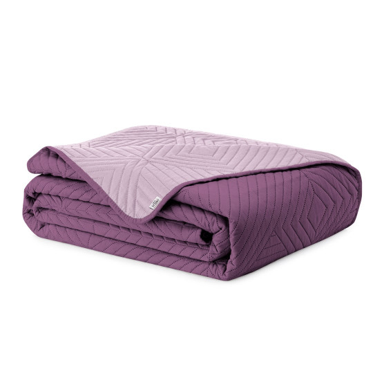 Plapum pentru pat SOFTA, culoare violet / roz, 170x270