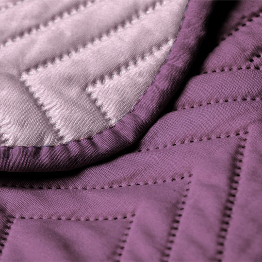 Plapum pentru pat SOFTA, culoare violet / roz, 170x270