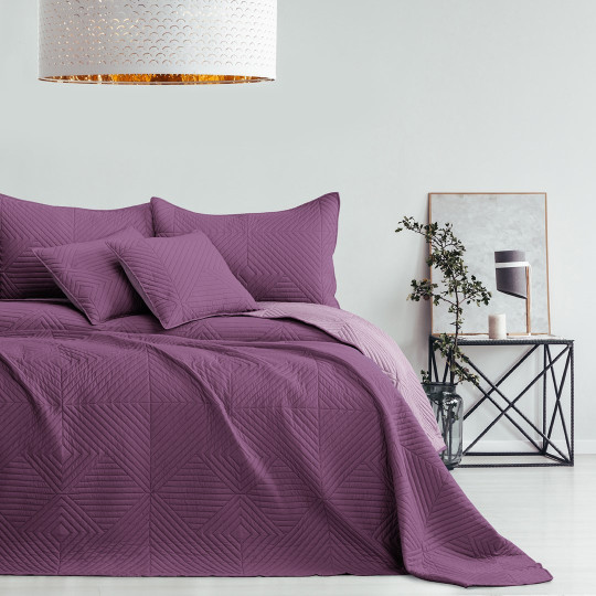 Plapum pentru pat SOFTA, culoare violet / roz, 170x270