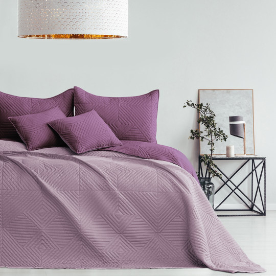 Plapum pentru pat SOFTA, culoare violet / roz, 170x270