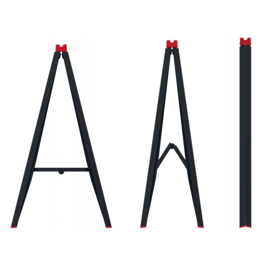 Culoar de construcție pliabil negru 580x50x793