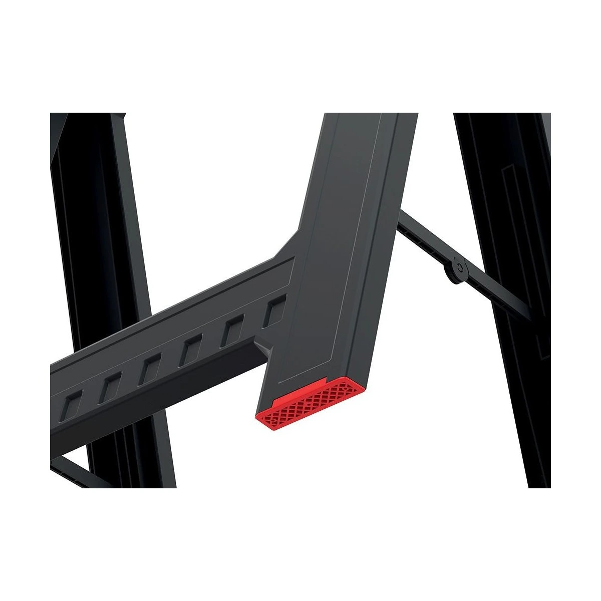 Culoar de construcție pliabil negru 580x50x793