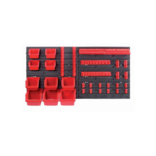 Panou suspendat cu 10 recipiente și 22 suporturi