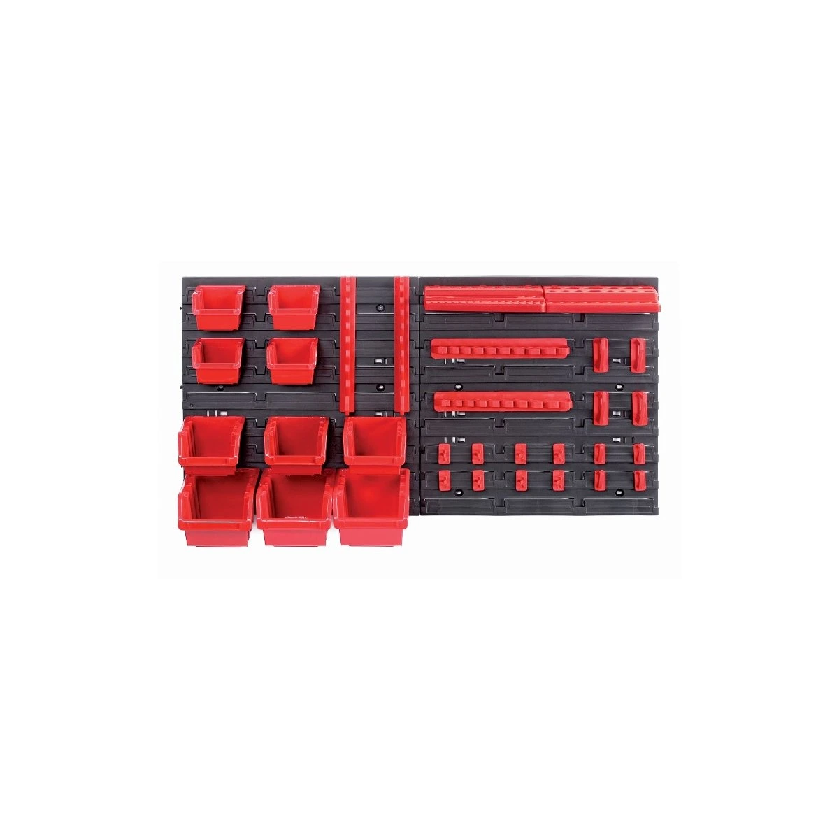 Panou suspendat cu 10 recipiente și 22 suporturi